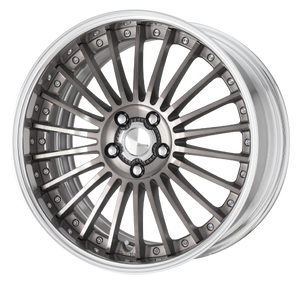 Work Lanvec Lf1 5x114.3 21x12.5+45 A Disk Trans Gray Polish