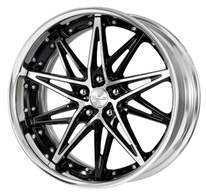 Work Schwert Sg1 5x120.65 19x9+45 A Disk Black Cut Clear