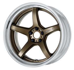 Work T5R 2P 5x114.3 20x12.0 +45 Matte Bronze