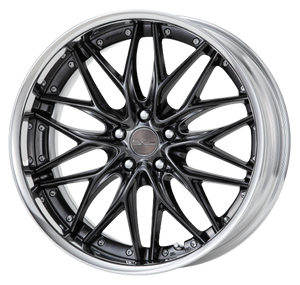 Work Schwert Quell 5x112 19x9.5+22 O Disk Brilliant Silver Black