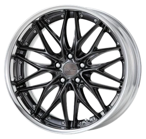 Work Schwert Quell 5x115 20x8.5+12 A Disk Brilliant Silver Black