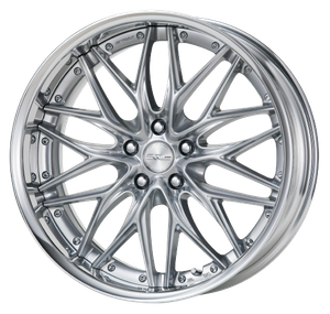 Work Schwert Quell 5x120.65 19x12.5+22 A Disk Silky Rich Silver