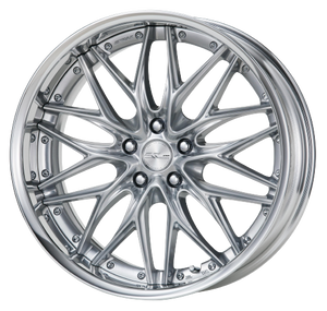 Work Schwert Quell 5x114.3 19x7.5+12 O Disk Silky Rich Silver