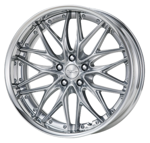 Work Schwert Quell 5x114.3 20x10.5+0 O Disk Silky Rich Silver