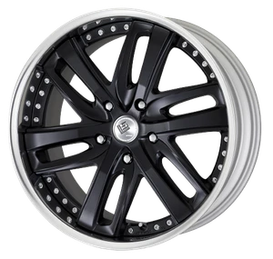 Work Ls Brightring Suv 6x139.7 20x8.5+22 O Disk Matte Black