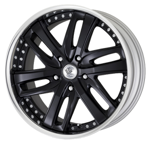 Work Ls Brightring Suv 6x139.7 22x10.5+59 O Disk Matte Black
