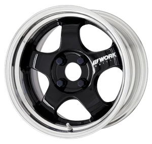 Work Meister S1 2P 4x114.3 15x8.5+0 R Disk Black