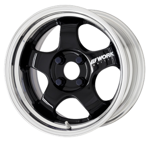 Work Meister S1 2P 5x108 15x6.5+22 R Disk Black