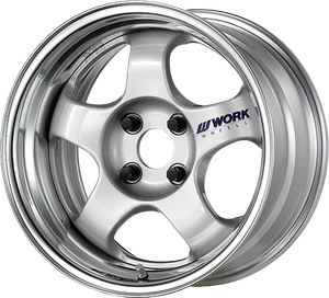 Work Meister S1 2P 4x100 15x8.5+45 R Disk Silver