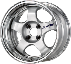 Work Meister S1 2P 5x120 15x8.5+12 R Disk Silver