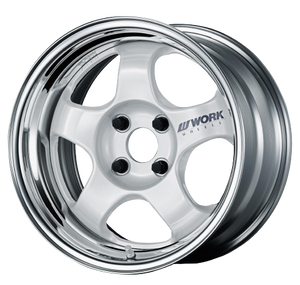 Work Meister S1 2P 5x115 15x9+45 R Disk White