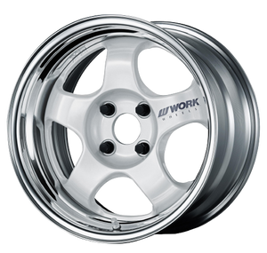 Work Meister S1 2P 5x120.65 15x10+45 R Disk White