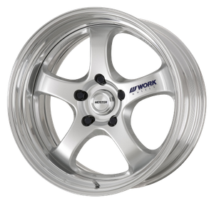 Work Meister S1R 4x114.3 18x10+38 R Disk Feinheit Silver II