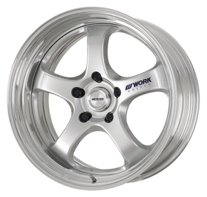 Work Meister S1R 5x100 18x10.5+22 R Disk Feinheit Silver II