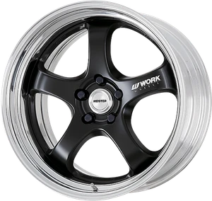 Work Meister S1R 4x114.3 17x8.5+38 A Disk Matte Black