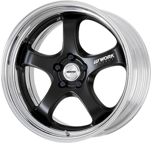 Work Meister S1R 5x100 17x7+0 A Disk Matte Black