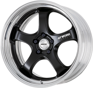 Work Meister S1R 5x114.3 17x10+0 R Disk Matte Black