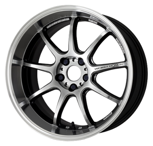 Work Emotion D9r 5x114.3 18x9.5 +30 Gt Silver Rim Cut