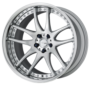 Work Emotion Cr 3P 5x100 18x10-37 R Disk Burning Silver