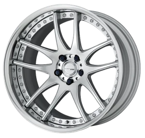 Work Emotion Cr 3P 5x108 20x14-36 A Disk Burning Silver