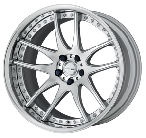 Work Emotion Cr 3P 5x120.65 20x10.5-45 L Disk Burning Silver