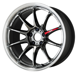 Work Emotion Zr10 5x108 18x7.5 +38 Glim Black Diamond Rim cut