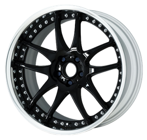 Work Emotion Cr 3P 5x100 20x9+24 R Disk Gloss Black