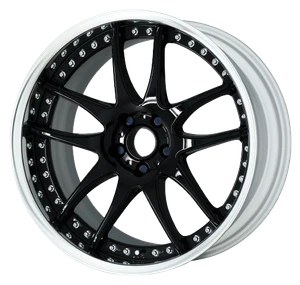 Work Emotion Cr 3P 5x115 20x13+25 L Disk Gloss Black