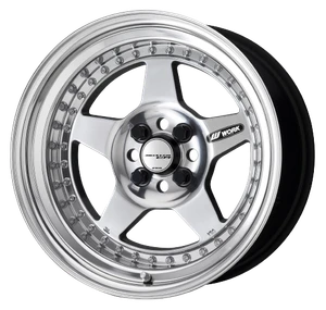 Work Meister Cr01 4x100 15x11+-28 A Disk Bright Buff Finish
