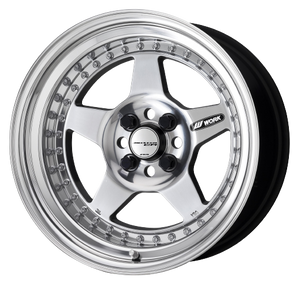 Work Meister Cr01 4x100 15x12.5+-22 A Disk Bright Buff Finish