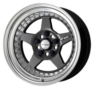 Work Meister Cr01 4x114.3 16x7+7 O Disk Matte Gunmetal