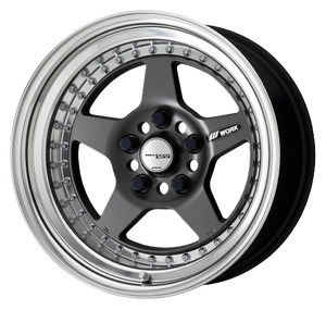 Work Meister Cr01 5x114.3 15x7.5+-47 T Disk Matte Gunmetal