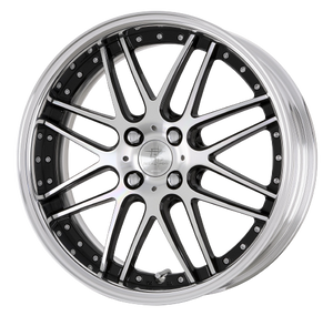 Work Rizaltado Mesh 4x100 16x5.5+45 O Disk Black Polish