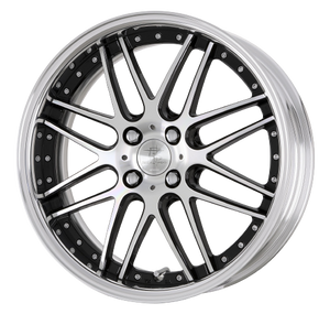 Work Rizaltado Mesh 4x100 17x6.5+0 A Disk Black Polish