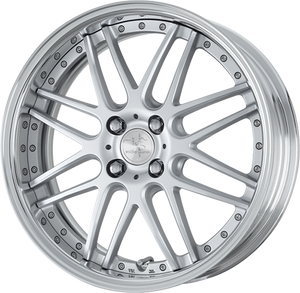 Work Rizaltado Mesh 4x100 16x8+30 A Disk Matte Silver