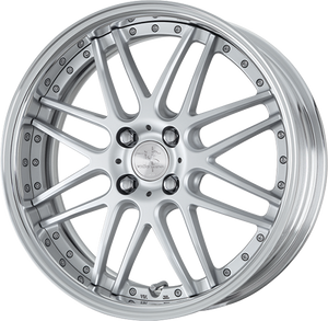 Work Rizaltado Mesh 4x100 16x9+22 O Disk Matte Silver