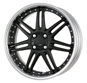 Work Rizaltado Spoke 2 4x100 16x7+45 O Disk Matte Black