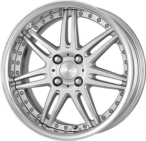 Work Rizaltado Spoke 2 4x100 16x6.5+22 O Disk Matte Silver