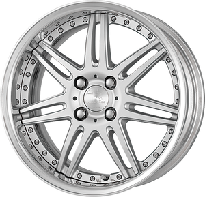 Work Rizaltado Spoke 2 4x100 17x6.5+45 A Disk Matte Silver