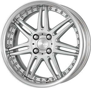 Work Rizaltado Spoke 2 4x100 17x7+22 A Disk Matte Silver