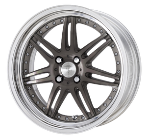 Work Rizaltado Spoke 2 4x100 16x8+12 O Disk Trans Gray Polish