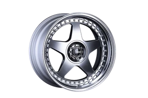 SSR Professor SP6 5x100 18X12.5+5 SL Disk Titan Silver