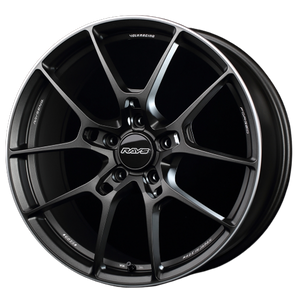 Volk Racing G025 5x112 20x10.0+25 Matte Gunblack / Rim Edge DC