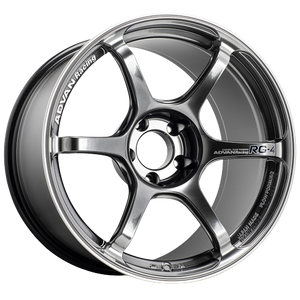 Advan RG-4 5x112 18x9.5+25 Racing Hyper Black & Ring
