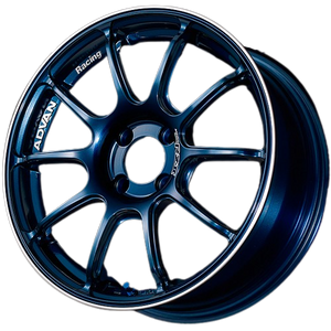 Advan RZ II 5x114.3 18x8.5+31 Racing Indigo Blue and Ring