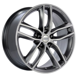 BBS SX 5x114.3 18x8.0+40 Gloss Platinum w/ Diamond Cut