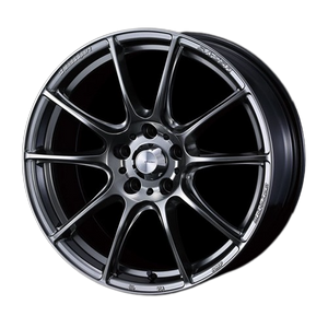 WedsSport SA-25R 4x100 16x6.5+38 Platinum Silver Black