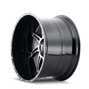 American Truxx Vortex AT162 6x139.7 22x12-44 Black/Machined