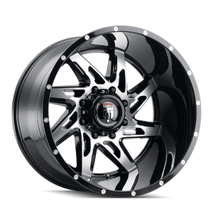 American Truxx Spyder AT183 6X139.7 20x10-24 Black/Machined