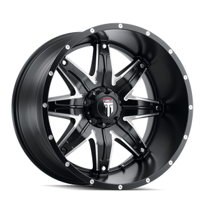American Truxx Lonestar AT185 5x139.7 22x12-44 Black/Milled